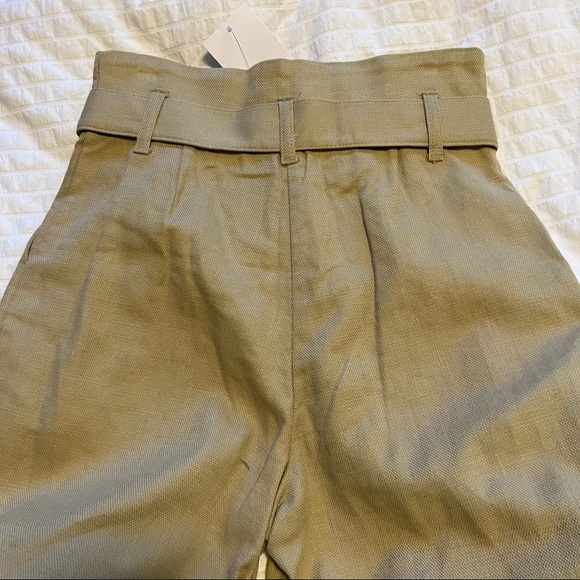 NWT OAK+FORT Beige Tie Front Trousers - Picture 5 of 5